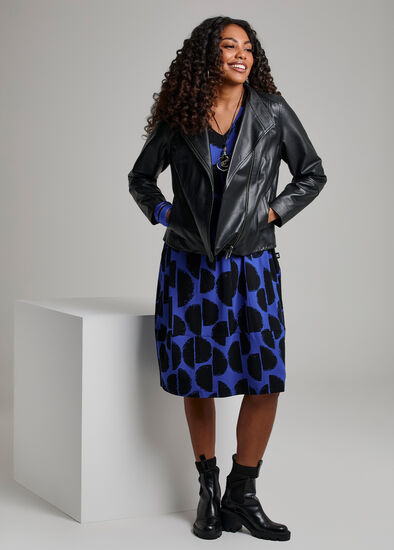 Plus Size Natural Horizon Spot Dress