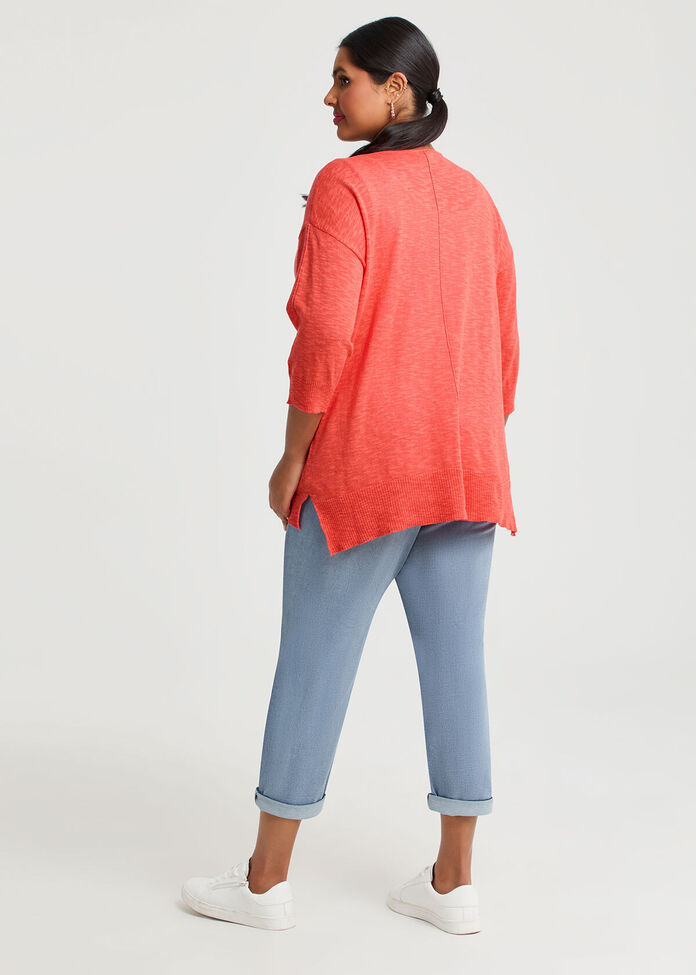Cotton Light Weight Jumper, , hi-res