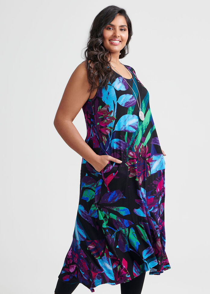 Shop Plus Size Enchanted Bamboo Dress in Print | Taking Shape AU