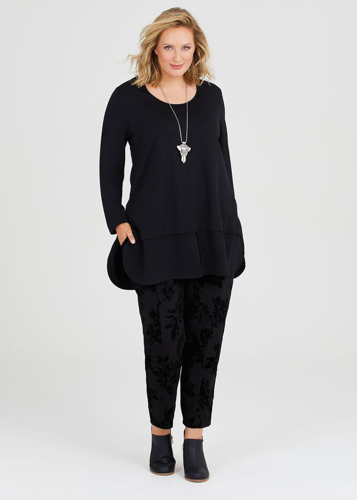 Ponti Noir Flock Pant, , hi-res