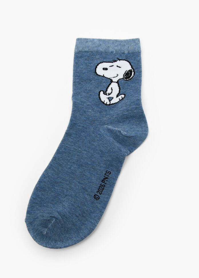 3 Pack Snoopy Cotton Socks, , hi-res