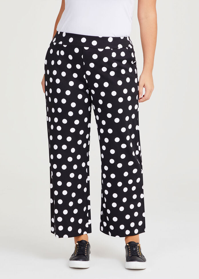 Ponte Centre Stage Wide Leg Pant, , hi-res