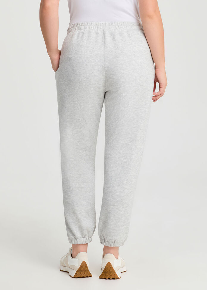 Luxe Touch Seam Detail Jogger, GREY MARLE, hi-res