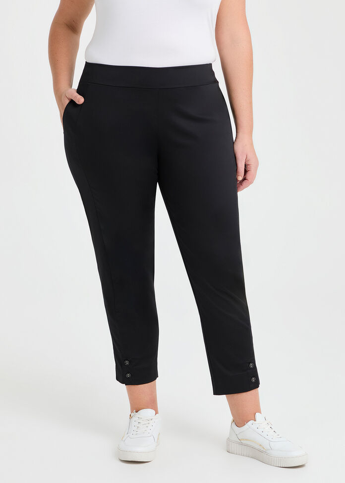 Shop Plus Size Tapered Work Pant, Black Taking Shape NZ