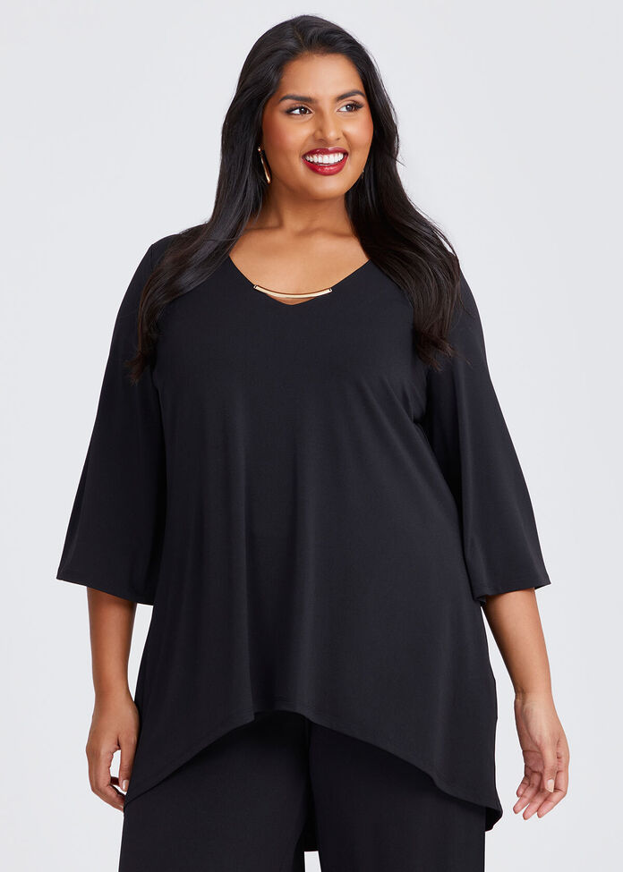 Melinda Hi Lo Long Tunic, , hi-res