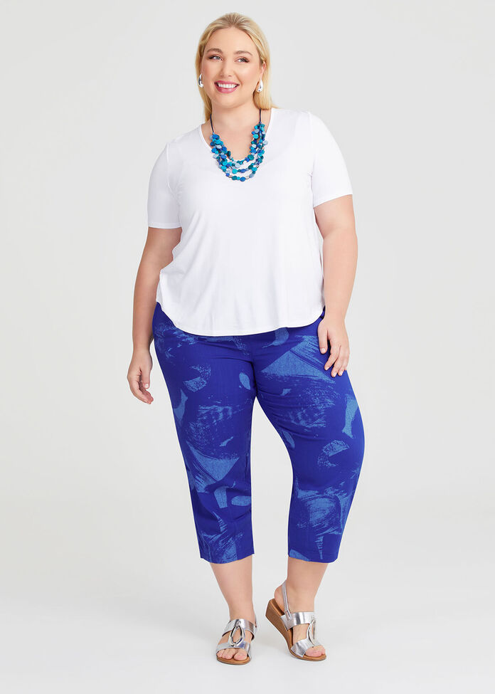 Natural Tropical Crop Pant, , hi-res