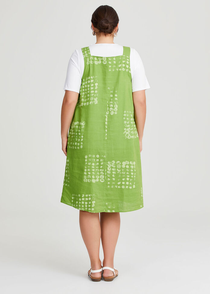 Sara Bamboo & Linen Dress - Pink Plaid main image 1