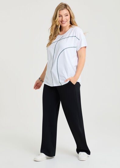 Plus Size Luxe Touch Wide Leg Trackpant