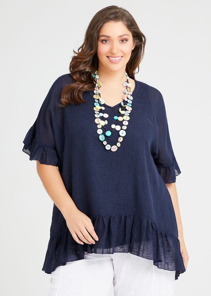Linen San Marino Tunic, , hi-res