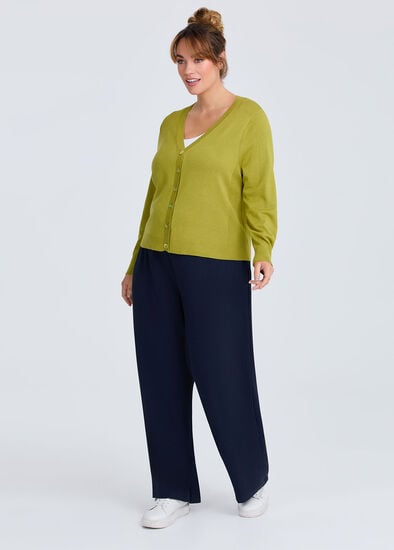 Plus Size Soft Drape Deanna Wide Leg Pant