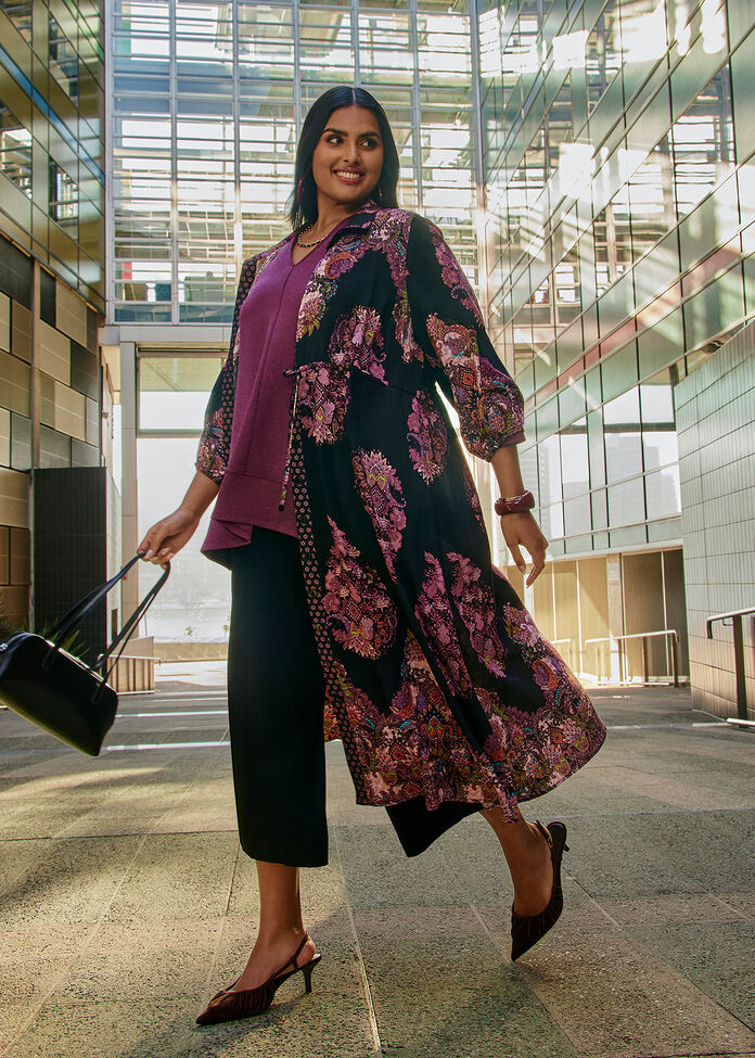 Paisley Natural Maxi Shirt Dress, , hi-res