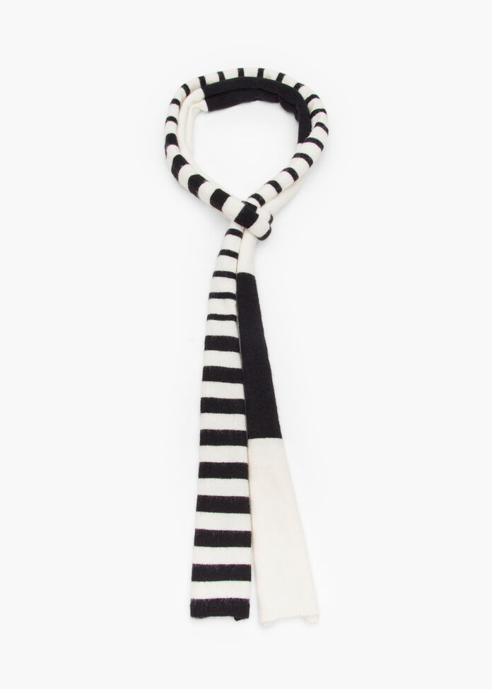 Thin Stripe Scarf, , hi-res