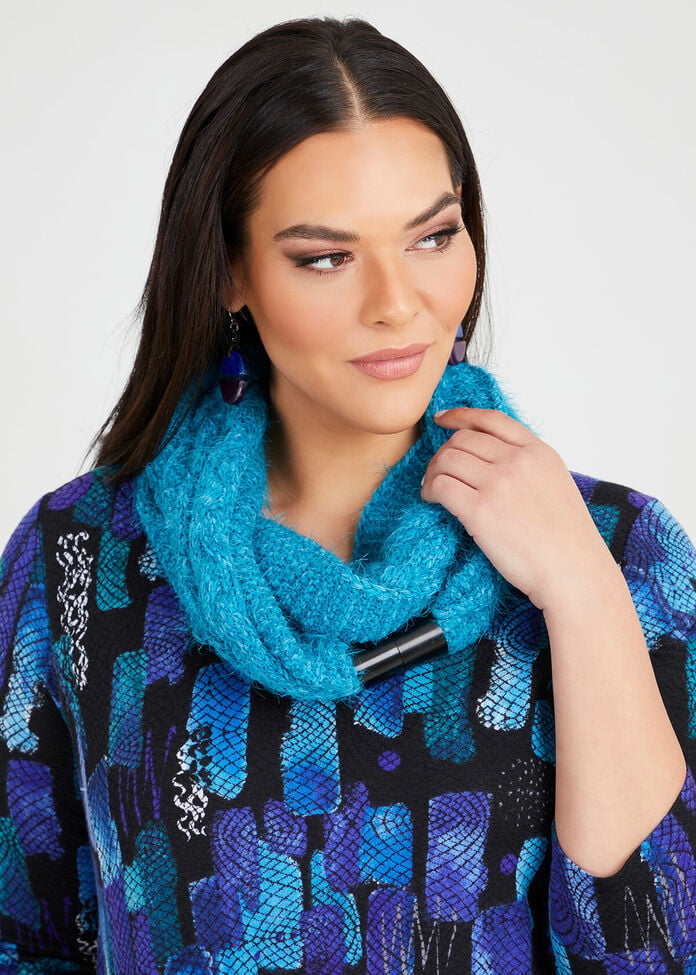 Chenille Magnetic Scarf, , hi-res