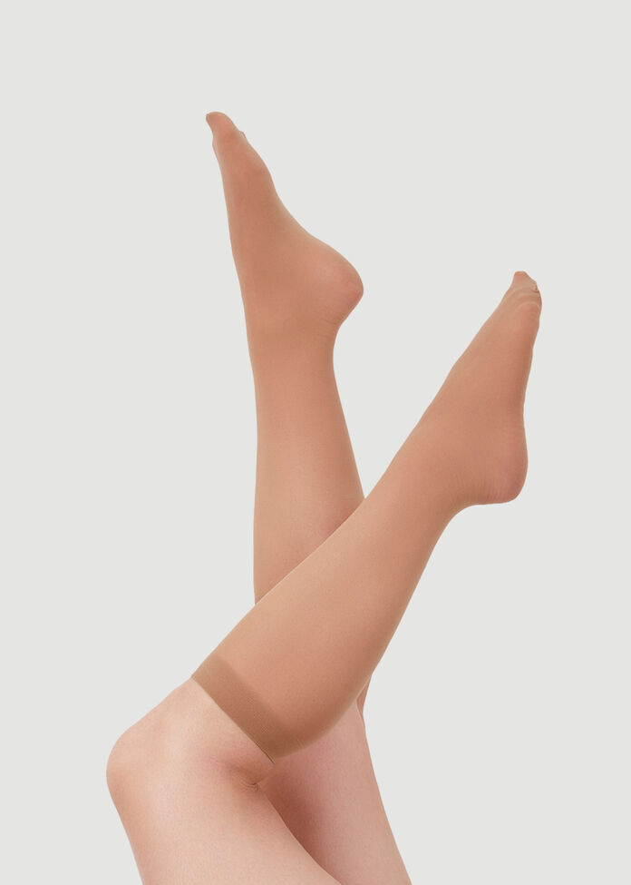 3 Pack 40D Knee High Tights, , hi-res
