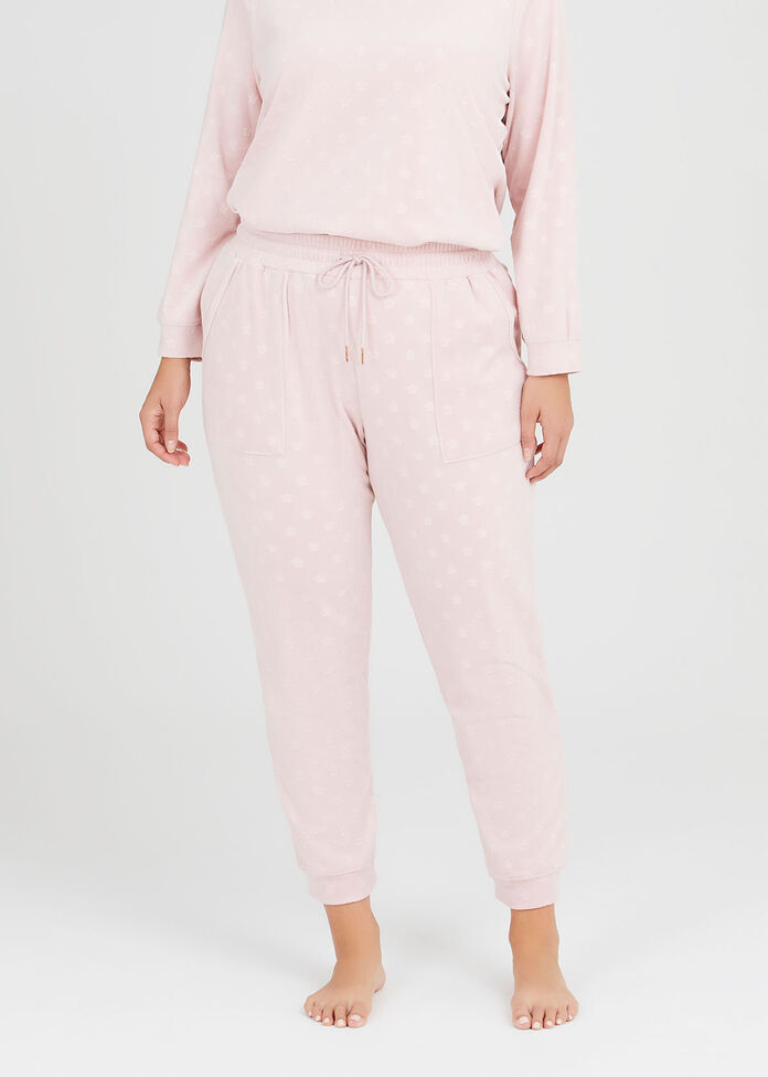 Velour Stars Lounge Pant, , hi-res
