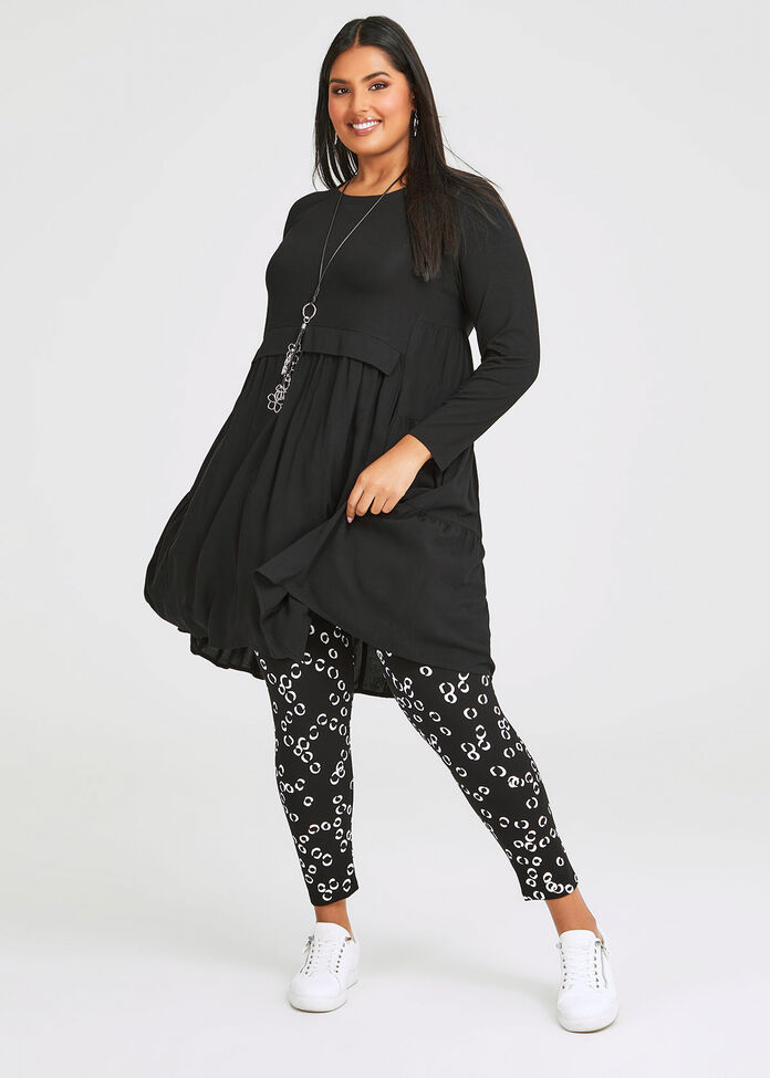Natural Florence Tier Tunic, , hi-res