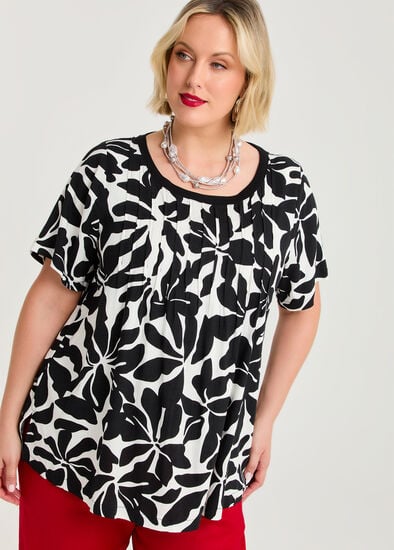 Plus Size Natural Jazz Top
