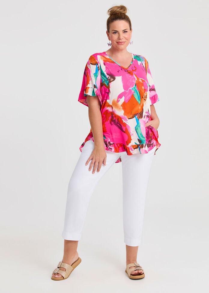 Salsa V-neck Top, , hi-res