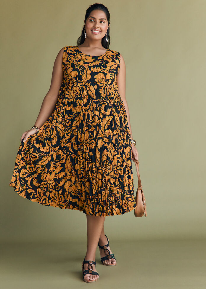 Cotton Favourite Sleeveless Dress, , hi-res