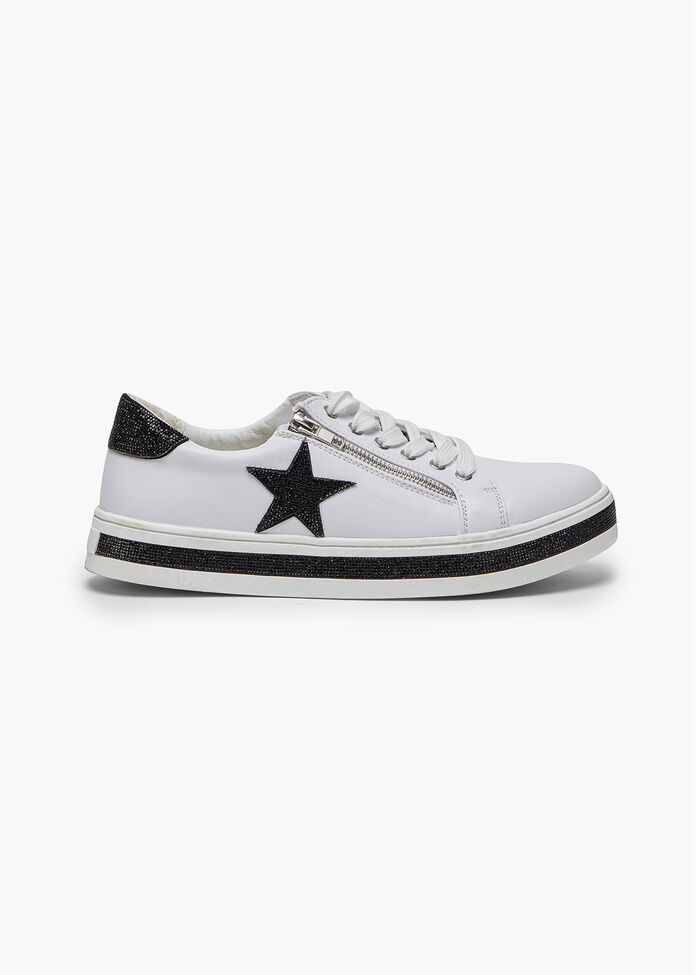 Shop Star Zip Wedge Sneaker Comfortable Shoes Taking Shape AU