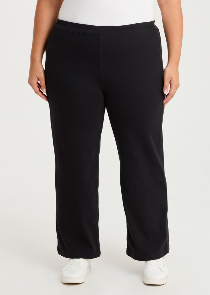 Petite Travel Wide Leg Jean, , hi-res