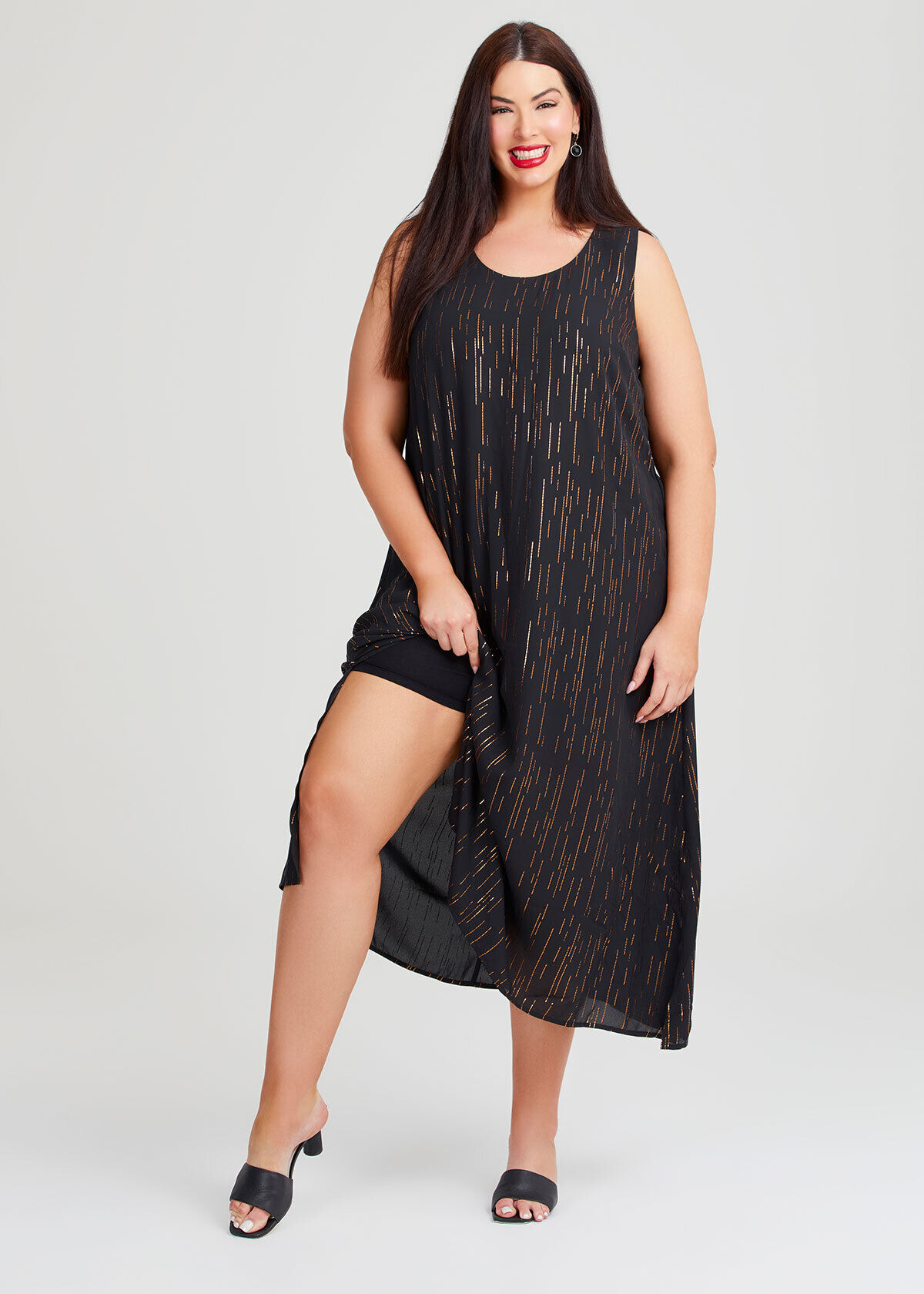 Plus size chiffon maxi hot sale