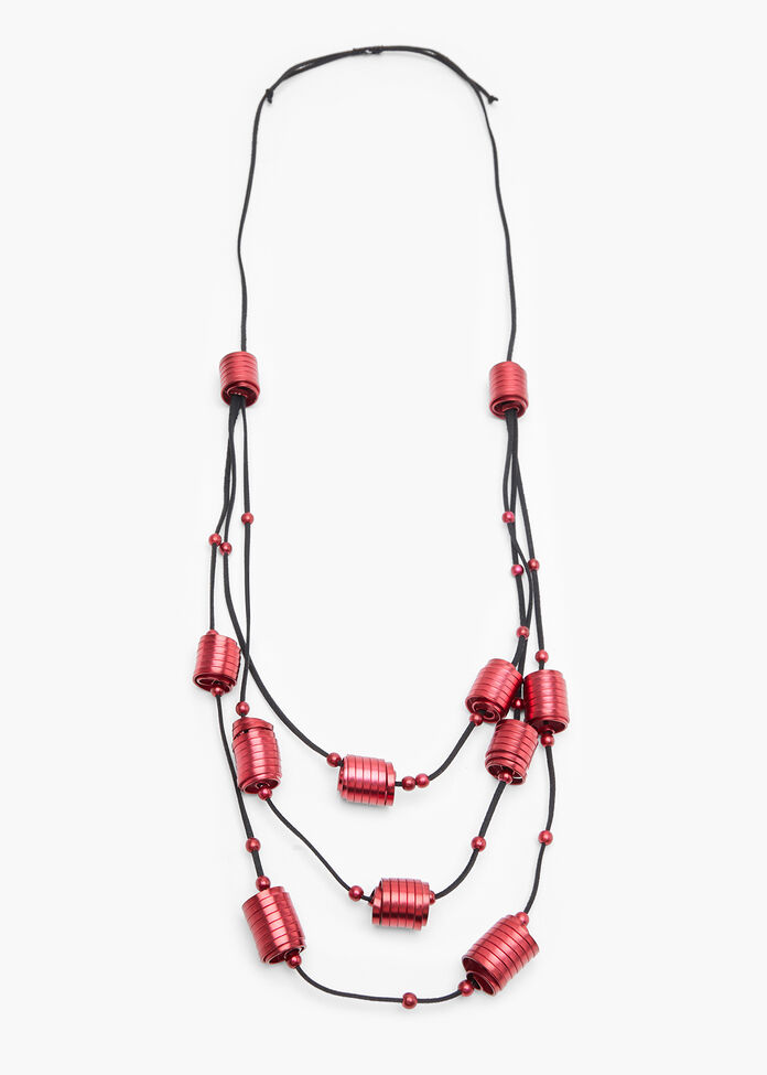 Wire Layered Necklace, , hi-res