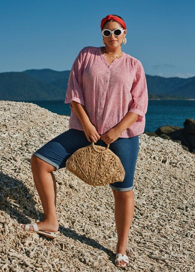 Plus Size The Explorer Denim Short