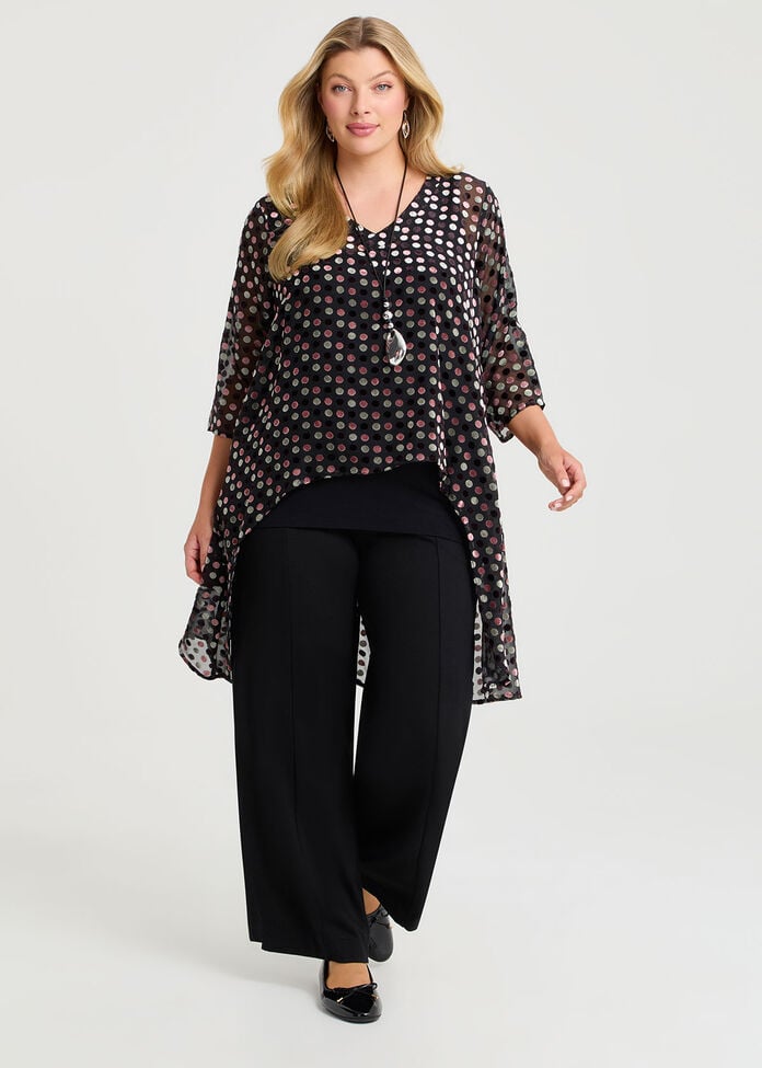 Velour Obsession Spot Tunic, , hi-res