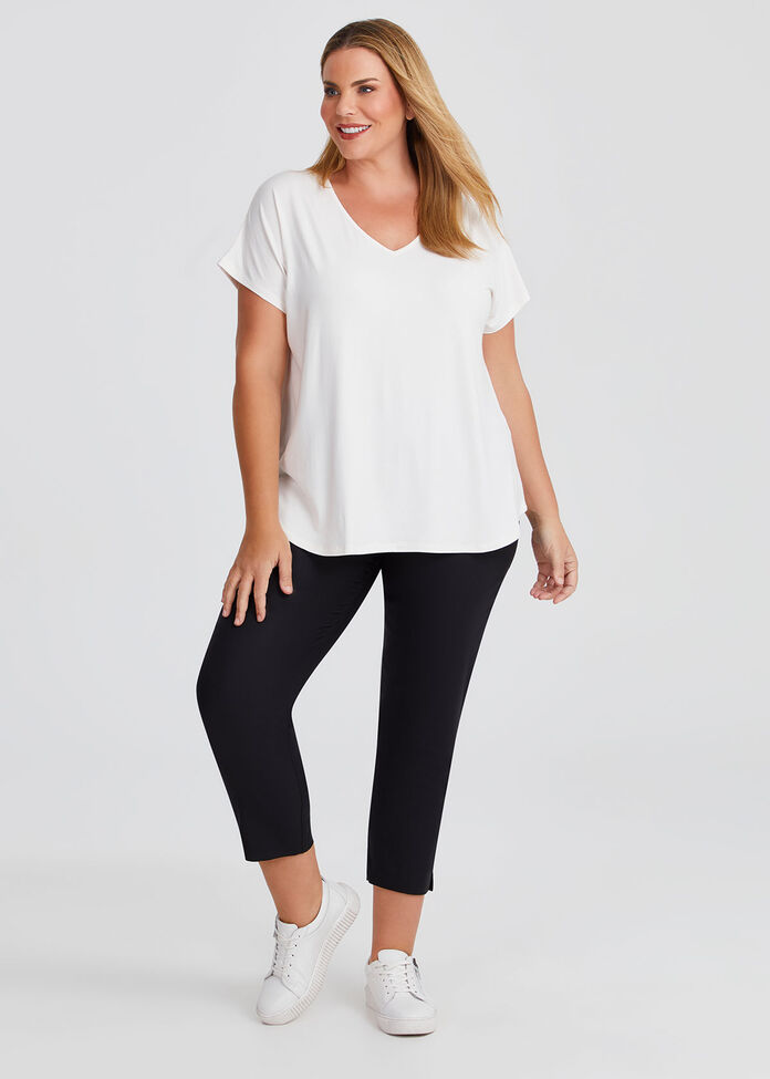 Natural Everyday V-neck T-Shirt, , hi-res