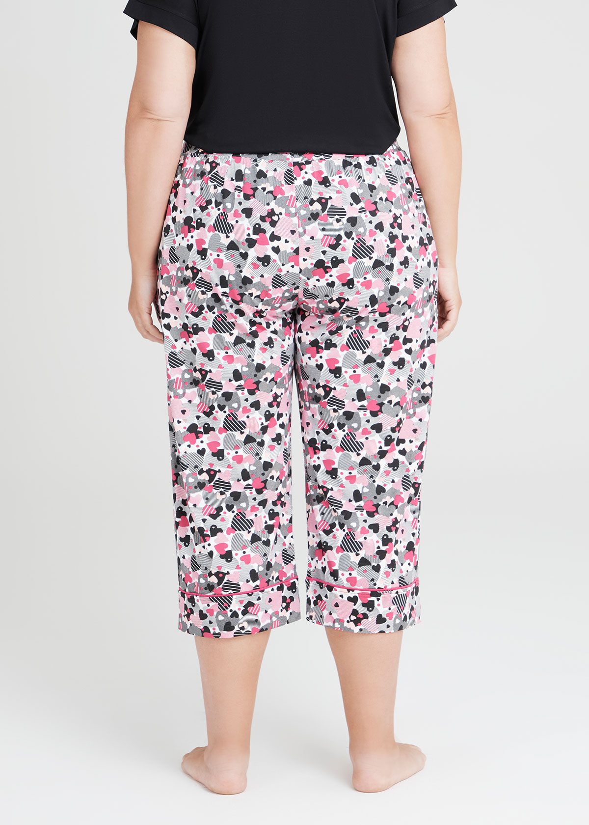 Shop Bamboo Love Hearts Pyjama Pant in 