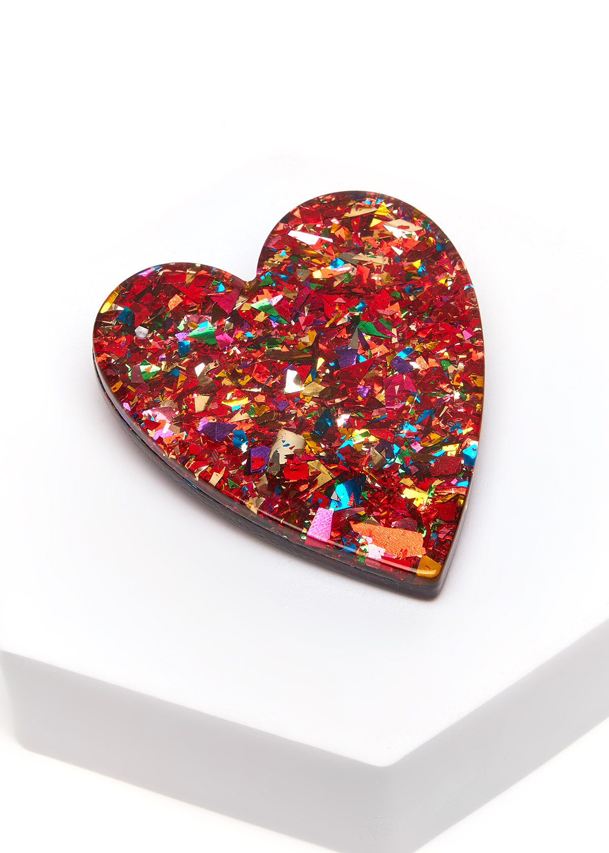 Glitter brooch sale