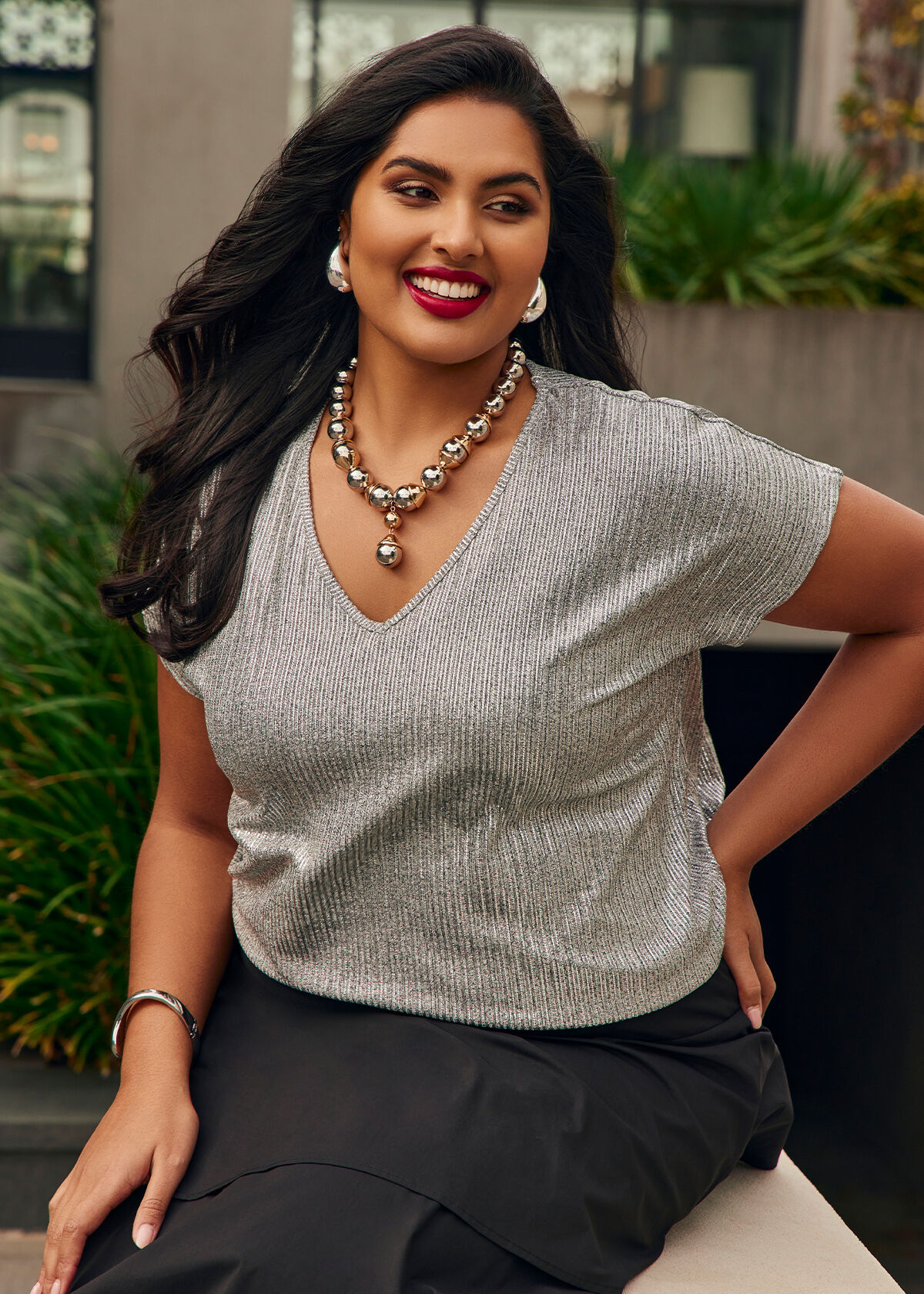 Plus Size Women s Evening Tops Formal Party Dressy Taking Shape AU