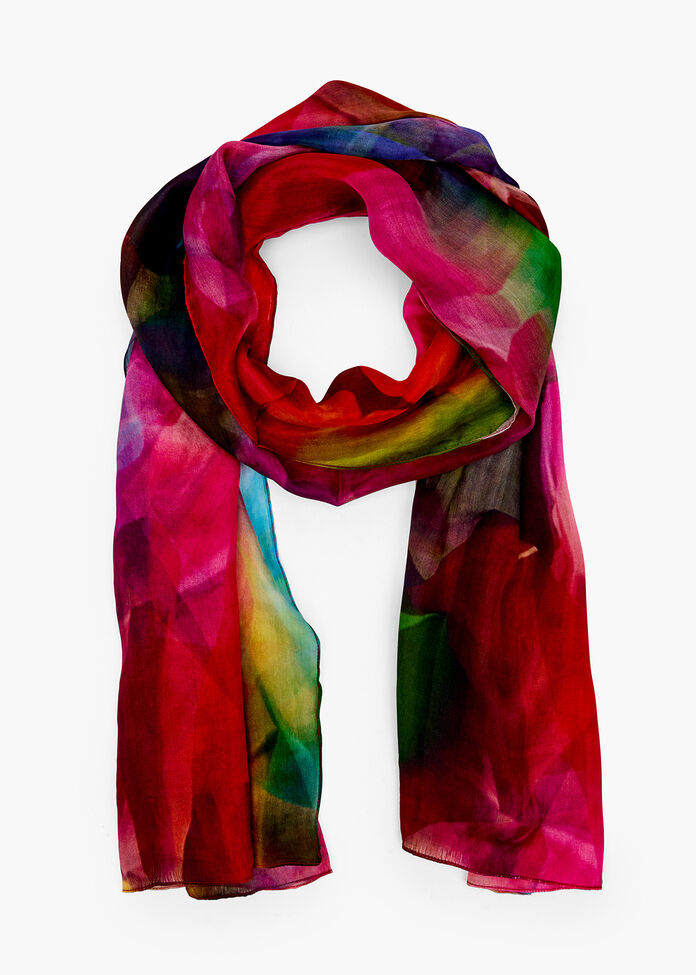 Bright Silk Scarf, , hi-res