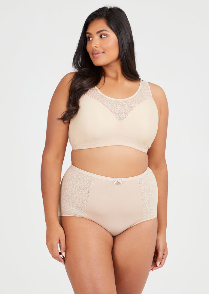 Wirefree Comfort Lace Bra Sizes 20-24, , hi-res