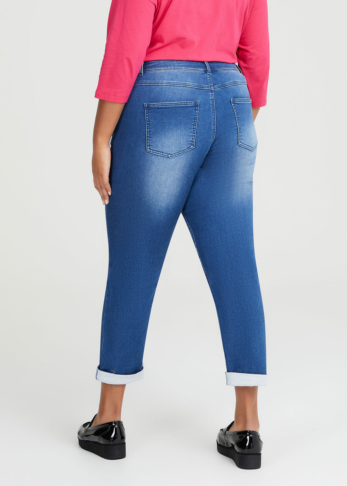 Boyfriend sales jeans capri