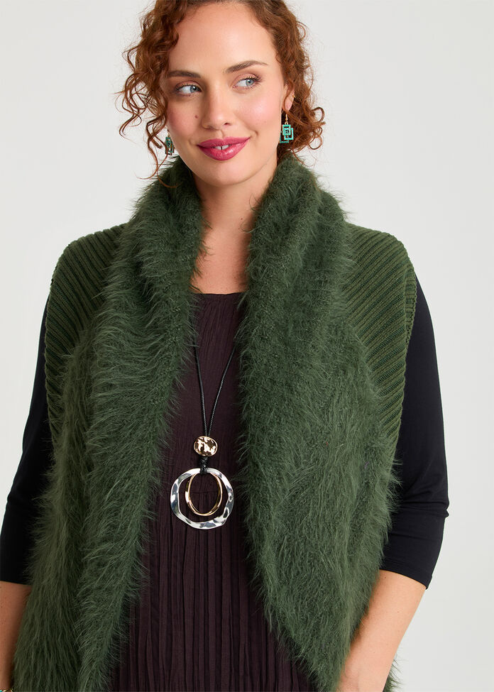 Fuzzy Vest, , hi-res