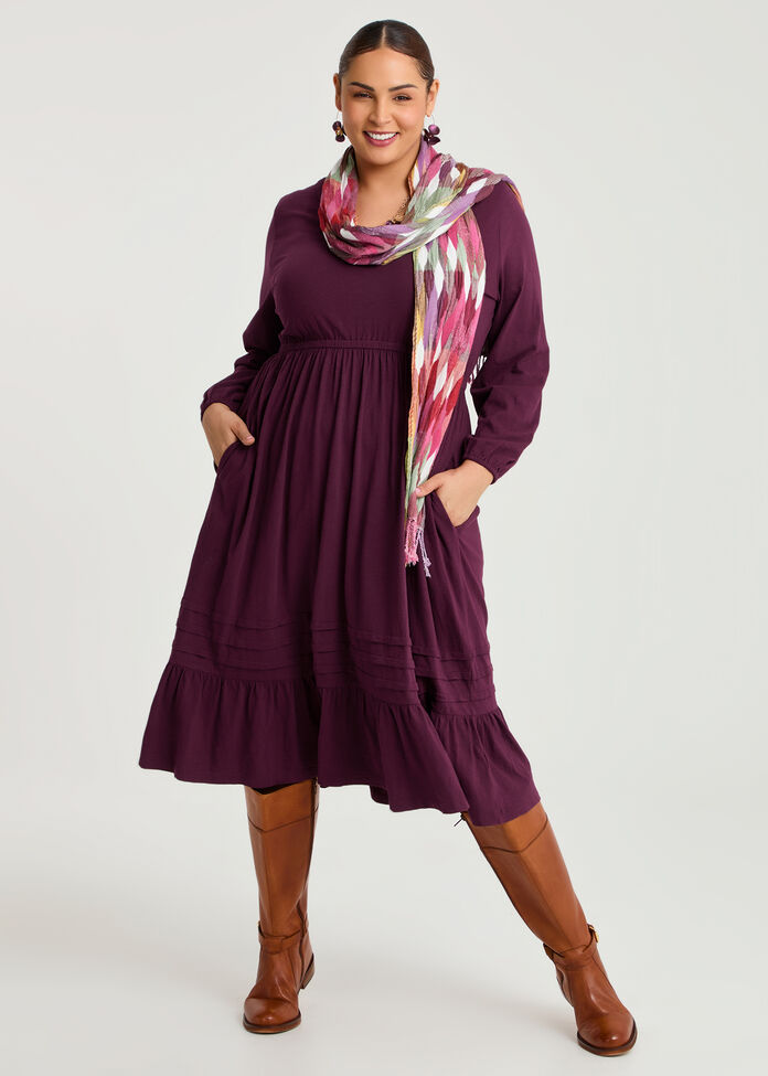 Shop Bright Shirred Multi Patch Scarf in Multi | Accessories | Taking ...