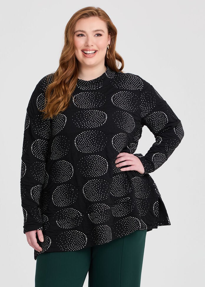 Abstract Norah Texture Top, , hi-res