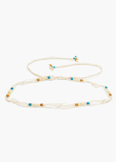 Beaded Rope Belt
