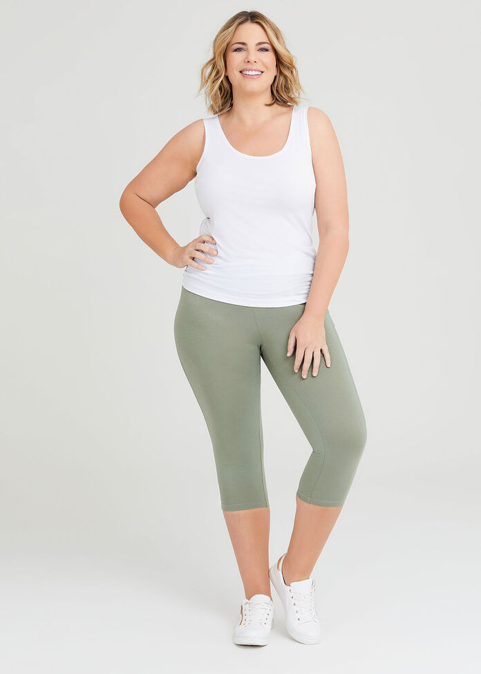 Organic Cotton Crop Legging, , hi-res