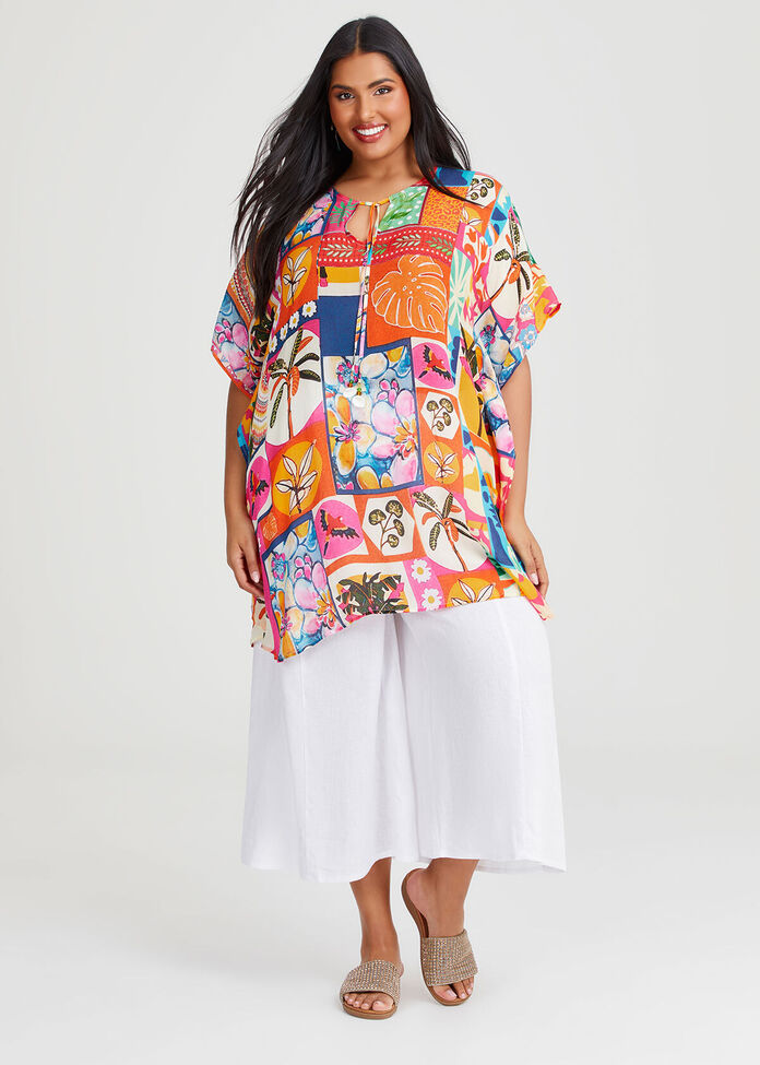 Natural Oasis Kaftan, , hi-res