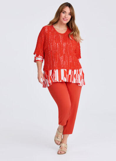 Plus Size Lantern Natural Pant