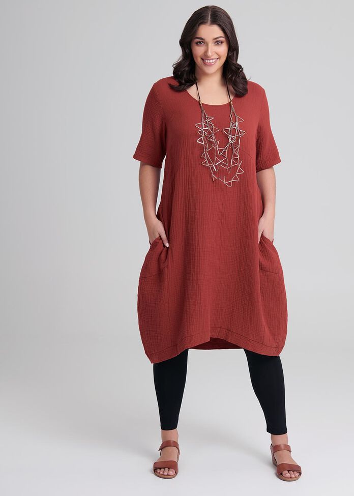 Cotton Mellieha Dress, , hi-res