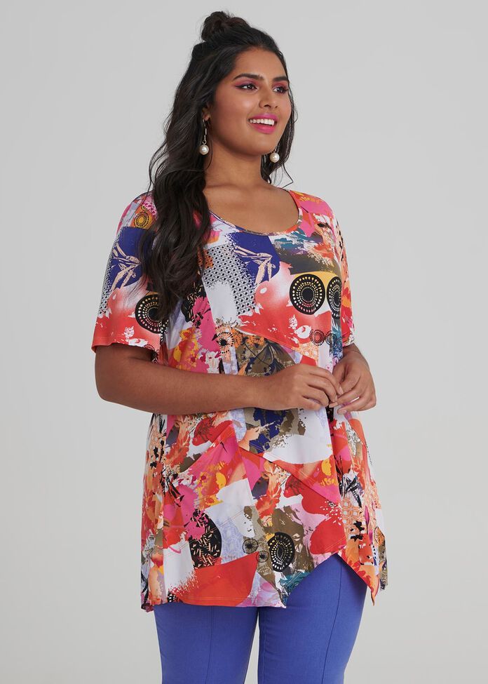 Floral Affair Top, , hi-res