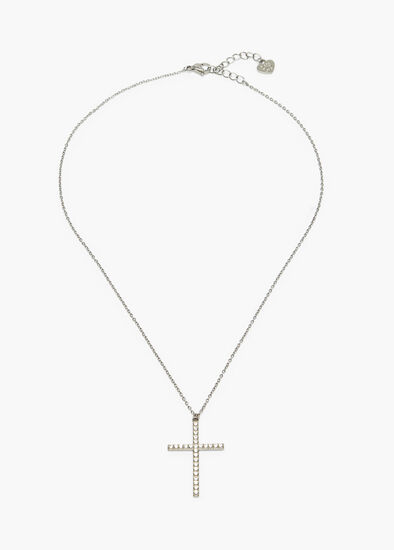 Diamante Cross Necklace