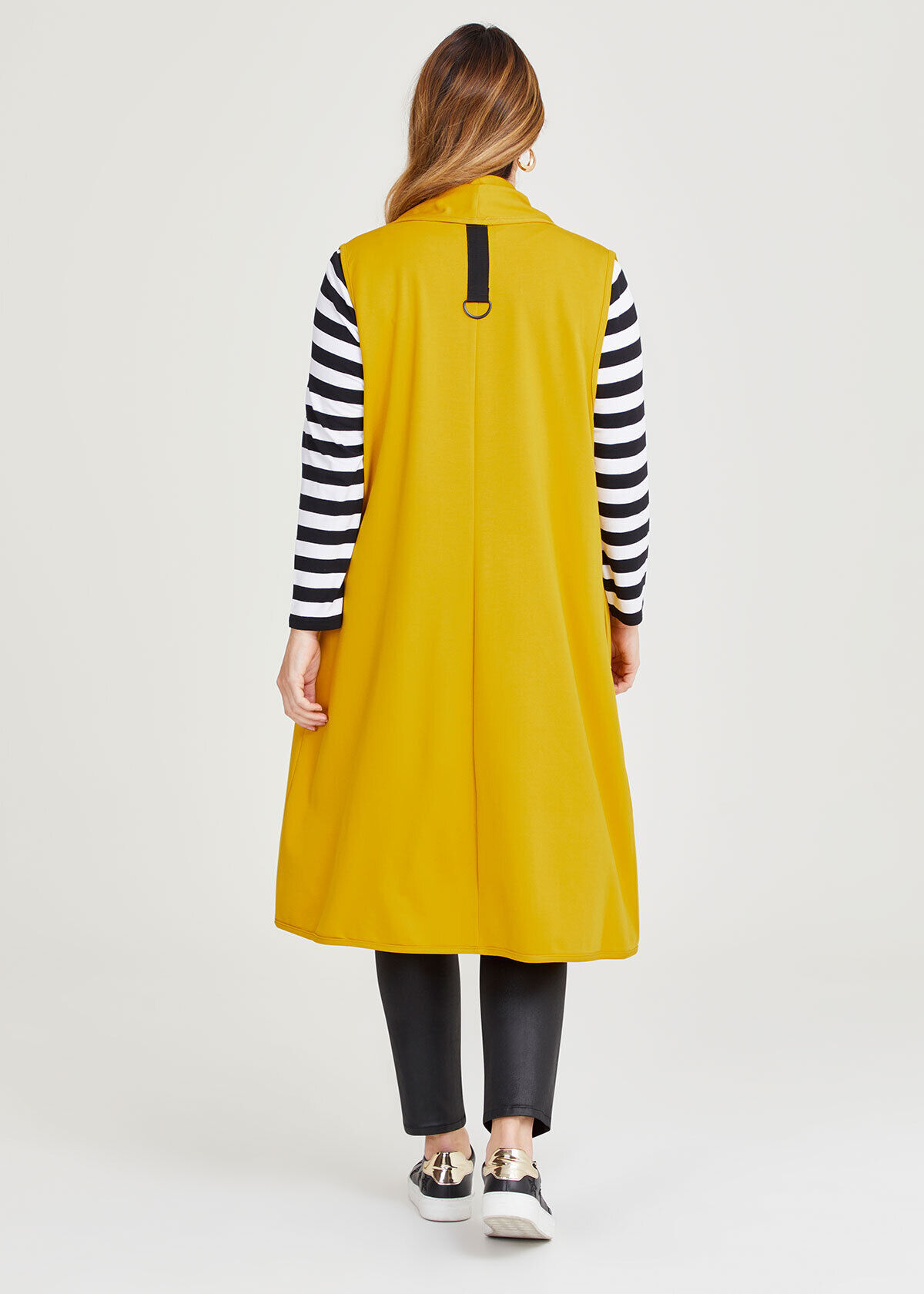 Long yellow vest discount