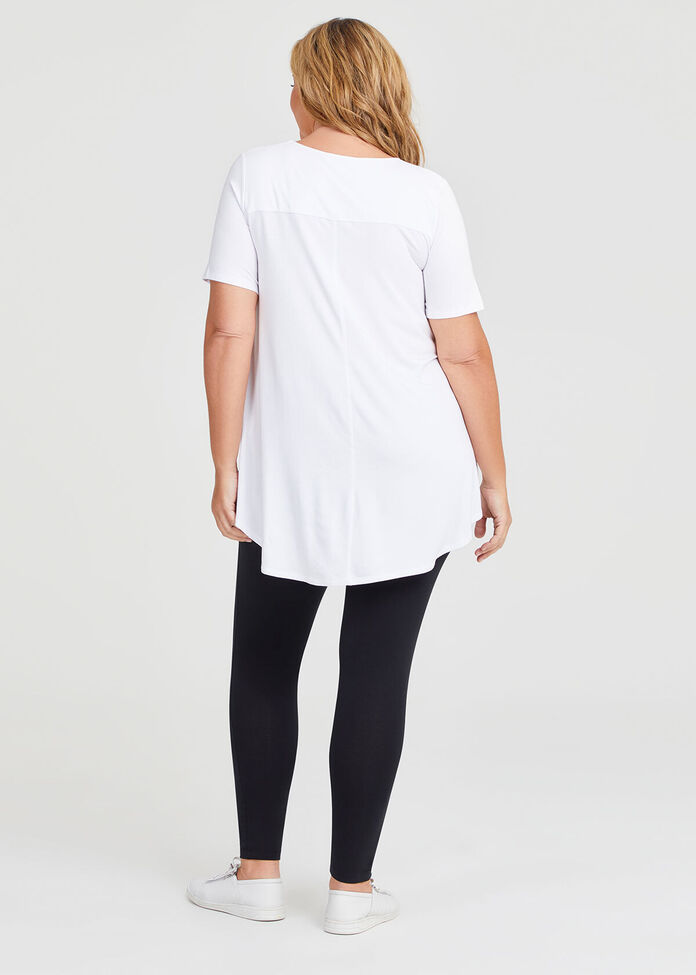Bamboo Base Short Sleeve Top, , hi-res