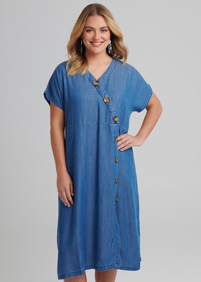 Lola Chambray Dress, , hi-res