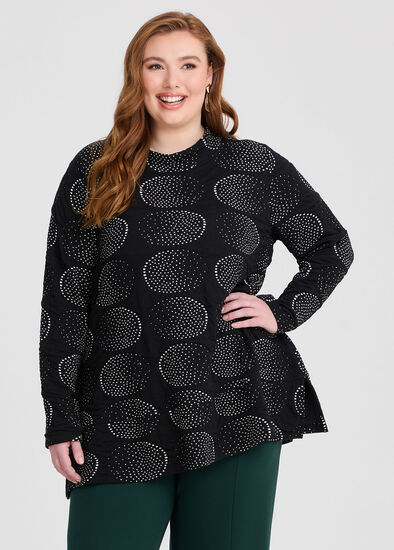Plus Size Abstract Norah Texture Top